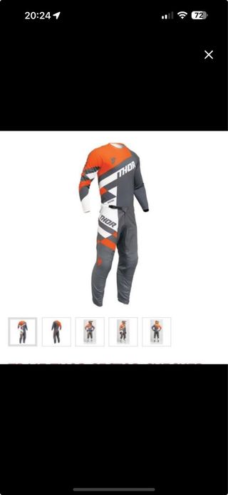 Traje Thor original. Pantalón - 44 Camiseta - XL