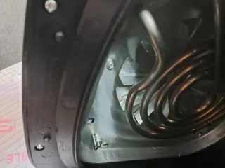 Freidora de aire negra