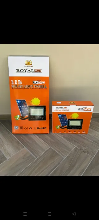 Faroa a LED 800W con Pannello Solare