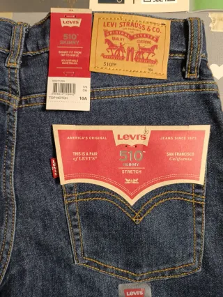 Pantalón Levi's 510 Skinny Stretch Azul Talla M