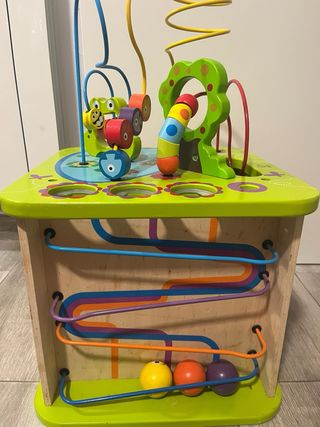 Cubo Actividades Hape Madera