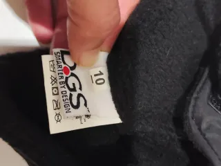 Abrigo perro impermeable negro,Talla 10. Marca DGS