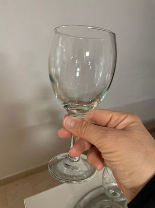 Set 5 Vasos Agua Cristal(gorditos)