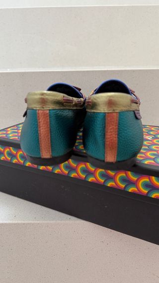 Mocasines Kurt Geiger Talla 39 Azul/Verde