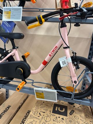 Bicicleta infantile Btwin rosa 2-4 anni