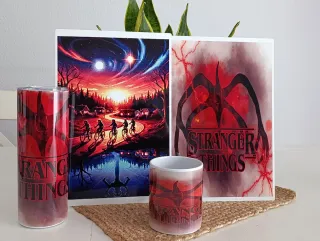 Tazas Stranger Things más cuadros 8€ unidad