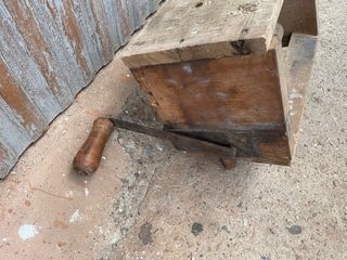 Panera Antigua Amasadora Madera con Manivela