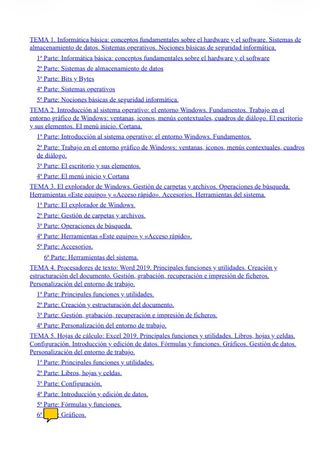 TEST INFORMATICA OPOSICION AUXILIAR ADMINISTRATIVO