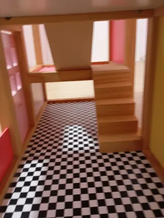 Casita de madera para jugar
