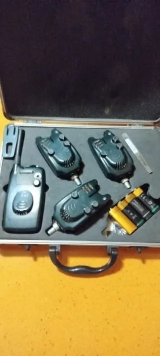 Set de 3 alarmas de pesca con receptor