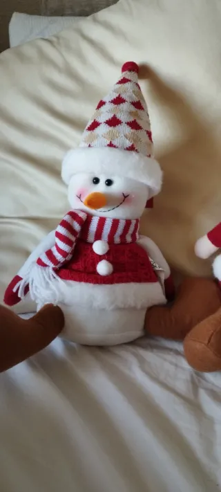 Muñecos de Navidad de tela