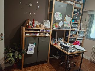 Estantería IVAR madera y metal