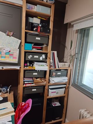 Estantería IVAR madera y metal