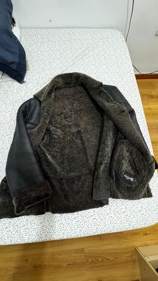 Casaca de cuero hombre Talla M