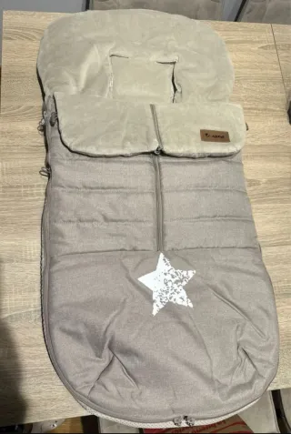 Saco de bebé Jane gris con estrella