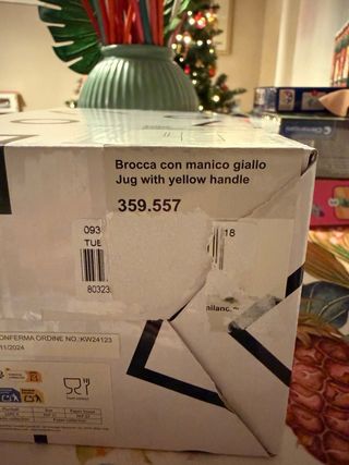 Caraffa Ichendorf Vetro Trasparente Oro