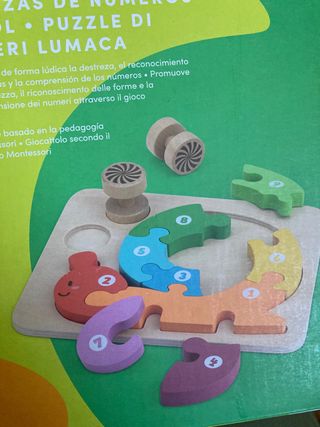 Puzzle legno lumaca