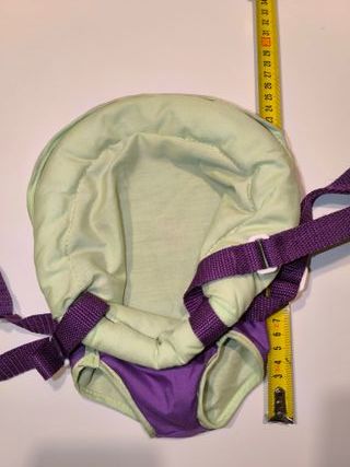 Mochila portabebés para muñecas