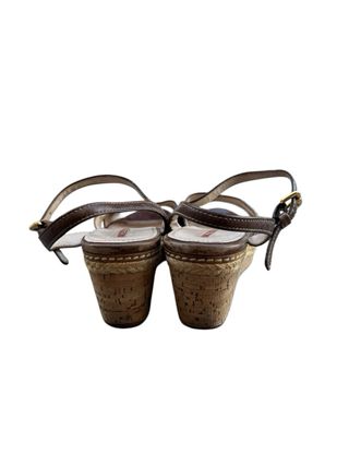 Sandalias Prada Vintage Marrón