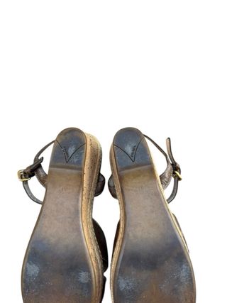 Sandalias Prada Vintage Marrón