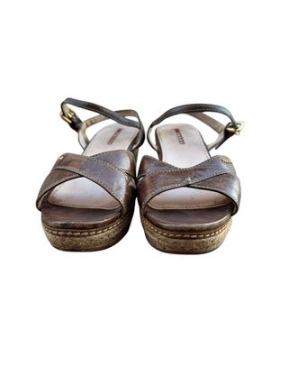 Sandalias Prada Vintage Marrón