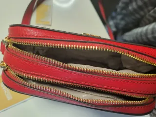 Bolso Michael Kors Rojo original, de piel