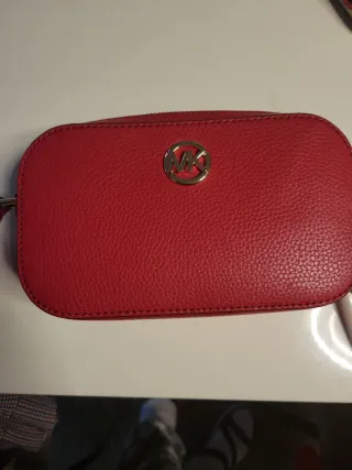 Bolso Michael Kors Rojo original, de piel