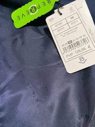 Traje Boston Azul Marino Talla 40