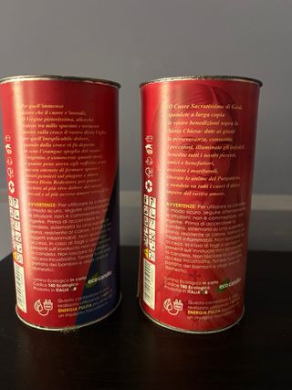 Coppia candele cimitero (Sacro Cuore / Madonna)