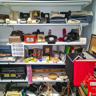 Telefone Fixo Vintage Transparente Anos 90