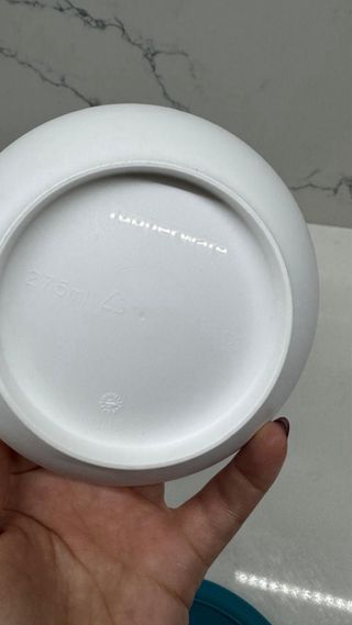 Tupperware Tigela Azul e Branca