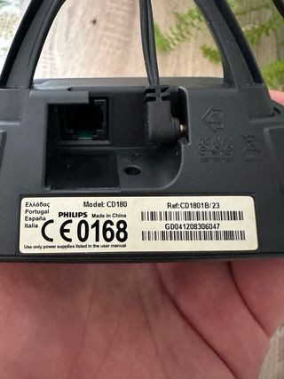 Teléfono Inalámbrico Philips Negro