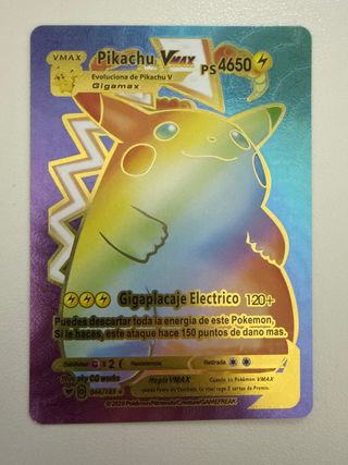 Carta Pokémon Pikachu VMAX Gigamax