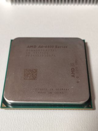 CPU AMD A6-6400 APU + disipador original INCLUDO