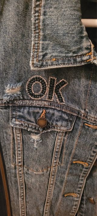 Cazadora vaquera Desigual Talla S