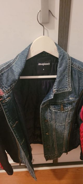 Cazadora vaquera Desigual Talla S