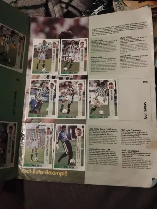 Álbum cromos Panini Liga 96/97 Fútbol