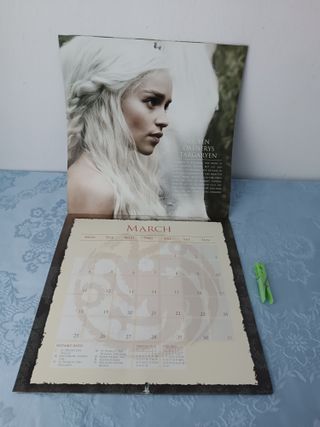 Calendario oficial 2013 Juego de Tronos