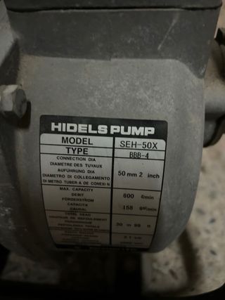 Bomba de agua HONDA a gasolina