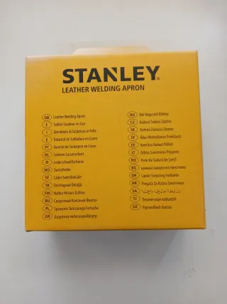 Delantal de cuero Stanley para soldar/carpintería
