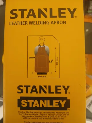 Delantal de cuero Stanley para soldar/carpintería