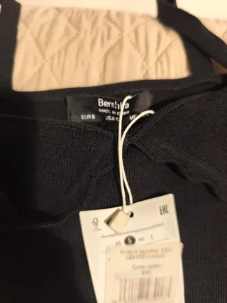 Tubino Bershka nero taglia S