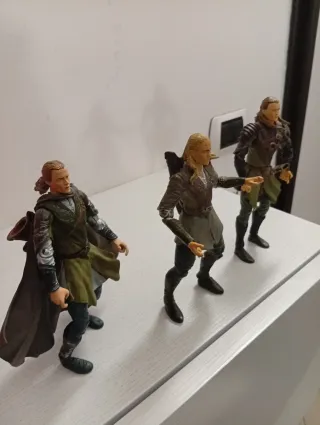 Lotto 3 action figure Legolas Toy Biz 2002