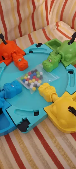 Hipopótamos Comebolas Juego de Mesa