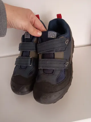 Zapatillas Gioseppo niño azul y gris