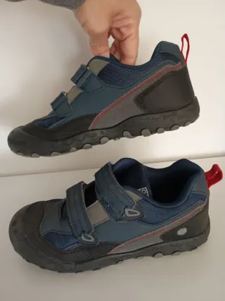Zapatillas Gioseppo niño azul y gris