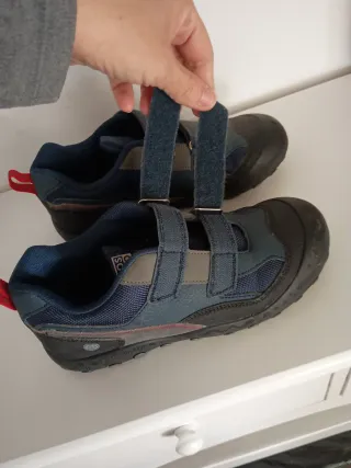 Zapatillas Gioseppo niño azul y gris