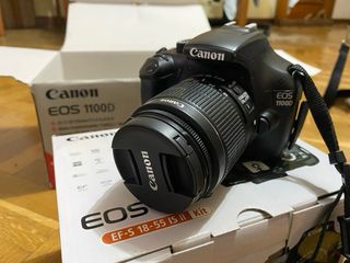 Cámara Canon EOS 1100D + Lente 18-55mm