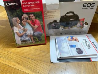 Cámara Canon EOS 1100D + Lente 18-55mm