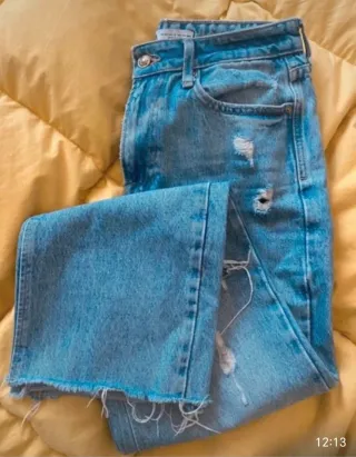 Jeans Zara Donna Blu Taglia 34